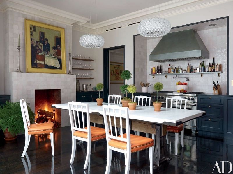 Brooke's New York (Greenwich Village) residence. (Image via: Architectural Digest)